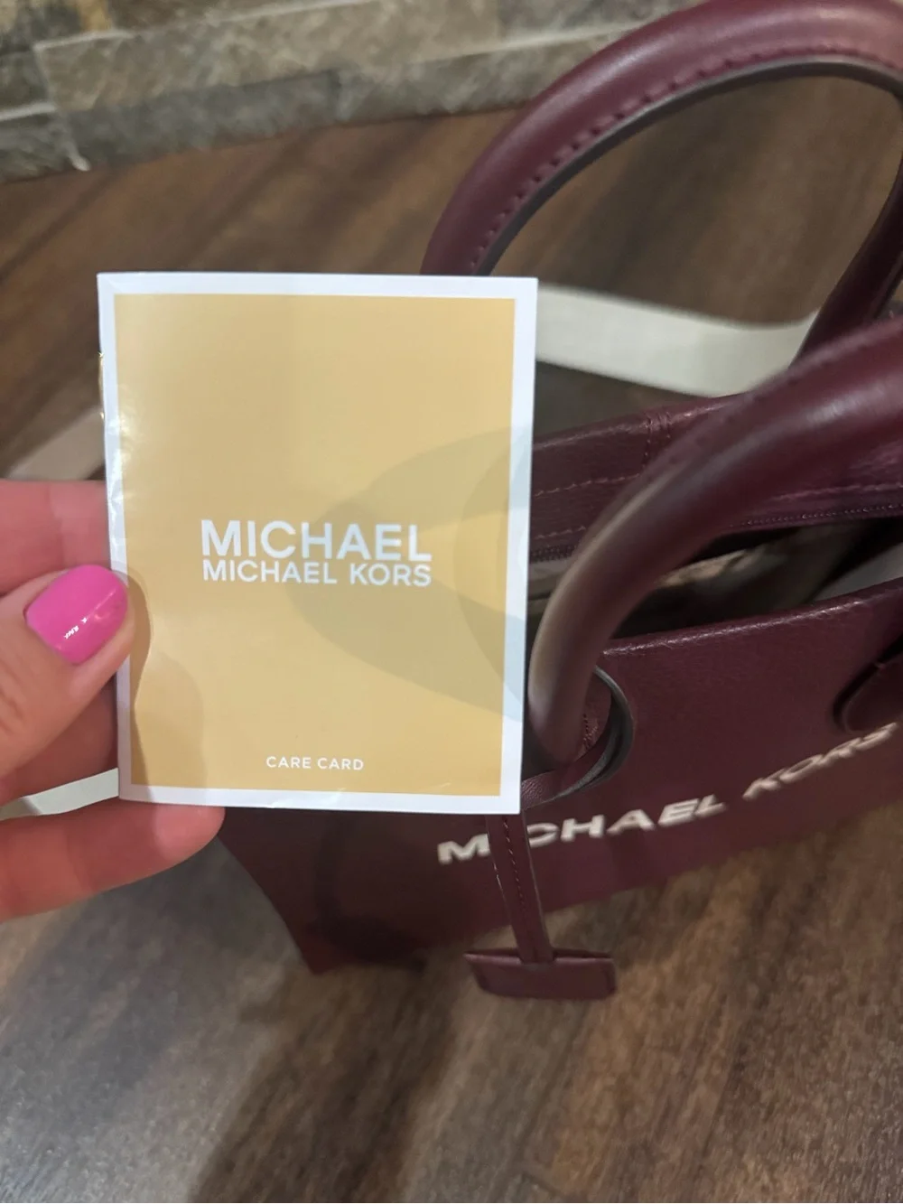 MICHAEL Michael Kors structured pebbled